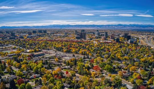 Aurora Colorado cityscape