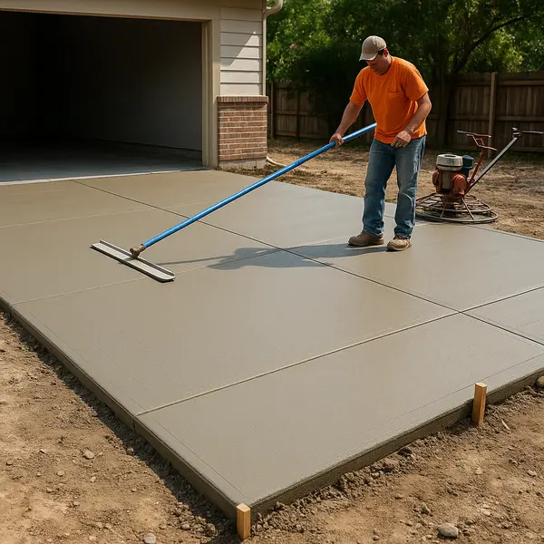 Professional concrete foundation and slab construction in Denver